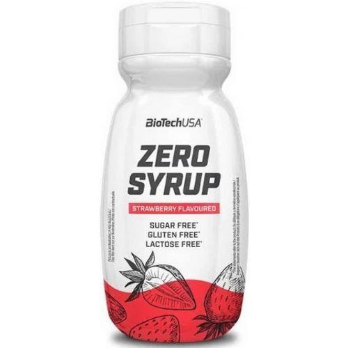Сироп без сахара и калорий Biotech Zero Syrup клубника, 320 мл