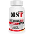 Вітамін С, Д3 та Цинк MST Nutrition Vitamin C 500 мг D3 Zinc, 100 вегетаріанських капсул