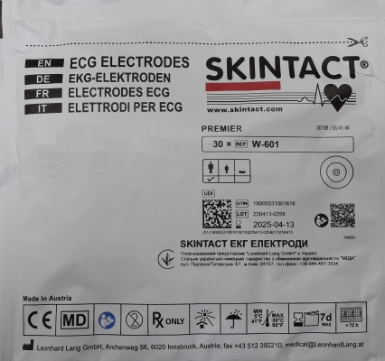 Электрод ЭКГ Skintact W-601 одноразовый для продолжительного мониторинга, 1 штука