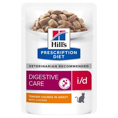 Корм вологий для котів Hill's Prescription Diet i/d догляд за травленням з куркою, 85 г