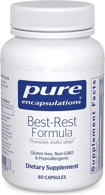 Вітаміни для спокійного сну Pure Encapsulations Best-Rest Formula, 60 капсул