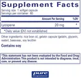 Лікопін Pure Encapsulations Lycopene 20 мг, 60 гелевих капсул
