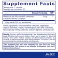 Мелатонін Pure Encapsulations Melatonin-SR з пролонгованим вивільненням 3 мг, 60 капсул