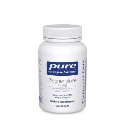 Прегненолон Pure Encapsulations Pregnenolone 10 мг, 180 капсул
