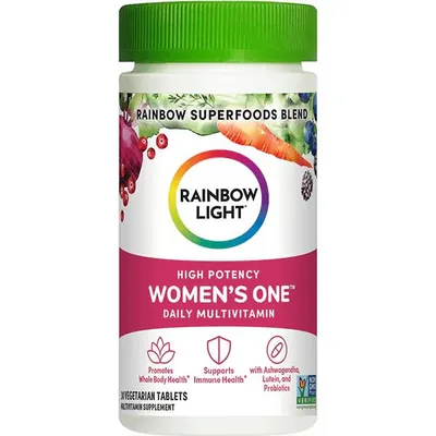 Мультивітаміни для жінок Rainbow Light High Potency Women's One, 30 вегетаріанських таблеток