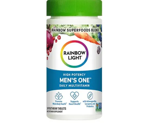 Мультивітаміни для чоловіків Rainbow Light High Potency Men's One, 30 вегетаріанських таблеток