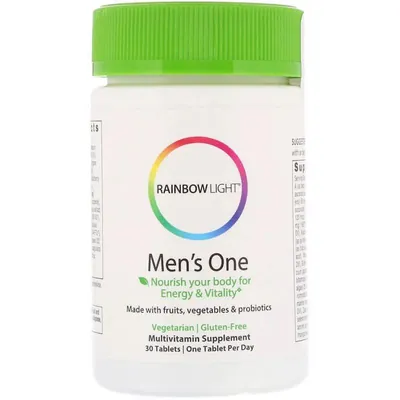 Мультивітаміни для чоловіків Rainbow Light Men's One, 30 таблеток