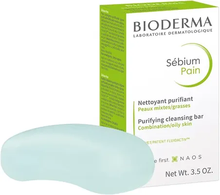 Мило тверде Bioderma Sebium очищуюче для проблемної та комбінованої шкіри, 100 г