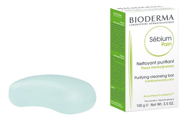 Мило тверде Bioderma Sebium очищуюче для проблемної та комбінованої шкіри, 100 г