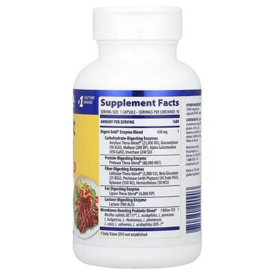 Ферменты и пробиотики Enzymedica Digest Gold+Probiotics, 90 капсул