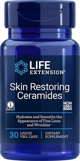 Керамиды Life Extension Skin Restoring Ceramides для восстановления кожи, 30 капсул
