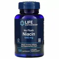 Ніацин Life Extension No Flush Niacin 640 мг, 100 капсул