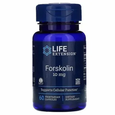 Жироспалювач Life Extension Forskolin 10 мг, 60 капсул