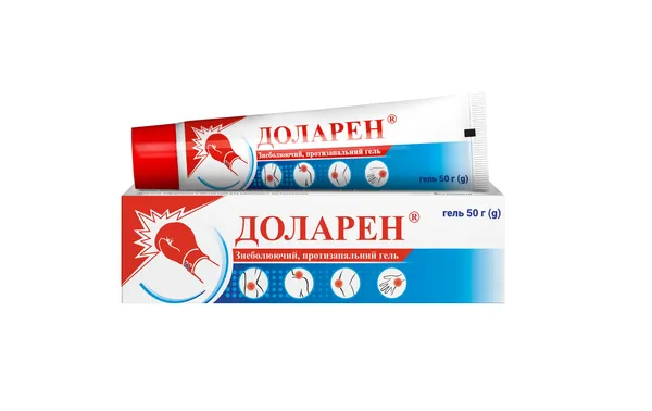 Доларен гель по 50 г у тубах