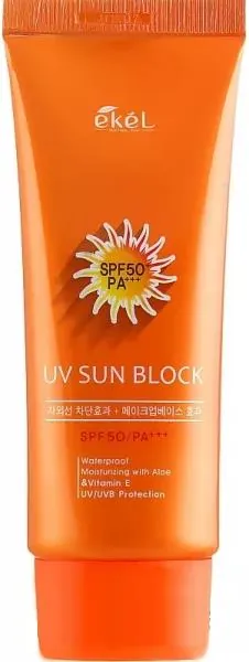 Крем Ekel UV Sun Block SPF50/PA+++ сонцезахисний, 70 мл