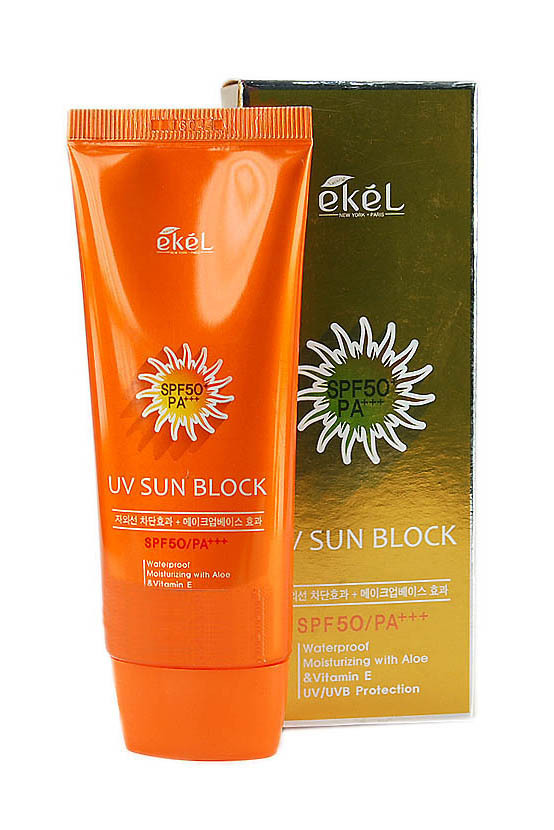 Крем Ekel для защиты от солнца SPF 50/PA+++, 70 мл