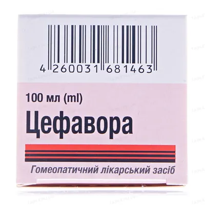 Цефавора краплі ор. по 100 мл у флак.