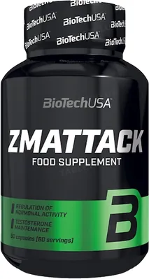 Комплекс ZMA Biotech ZM Attack, 60 капсул