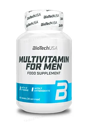 Мультивітаміни для чоловіків Biotech Multivitamin for Men, 60 таблеток