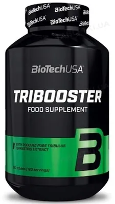 Тестостероновий бустер Biotech Tribooster, 120 таблеток