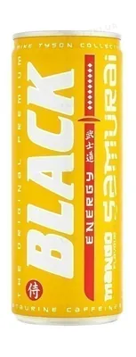 Напій енергетичний Black Energy Samurai манго, 250 мл