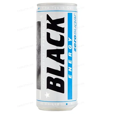 Напій енергетичний Black Energy Zero Sugar, 250 мл