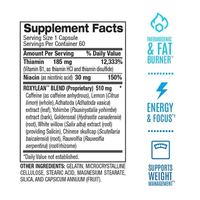 Жироспалювач BPI Sports RoxyLean, 60 капсул