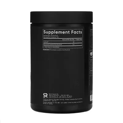 Креатин Sports Research Creatine Monohydrate без смаку, 500 г