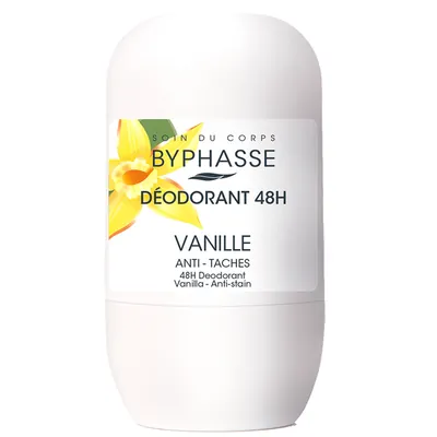 Дезодорант кульковий Byphasse 48h Ваніль, 50 мл
