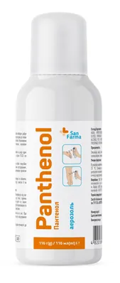 Пантенол San Farma аерозоль, 116 г