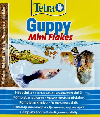 Корм для всех видов гуппи Tetra Guppy, 12 г