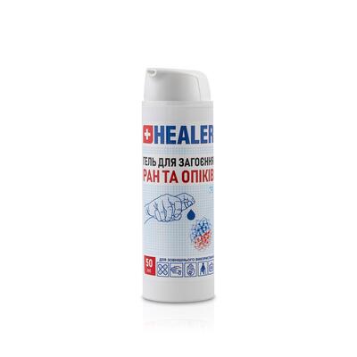 Гель Healer Gel Medical стерильный для заживления ран и ожогов, 50 мл