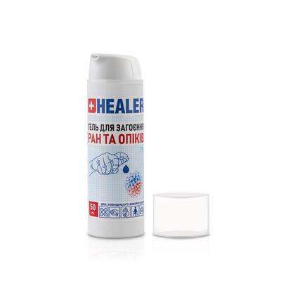 Гель Healer Gel Medical стерильный для заживления ран и ожогов, 50 мл