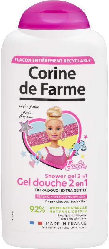 Гель для душа 2 в 1 Corine de Farme Disney Барби, 300 мл