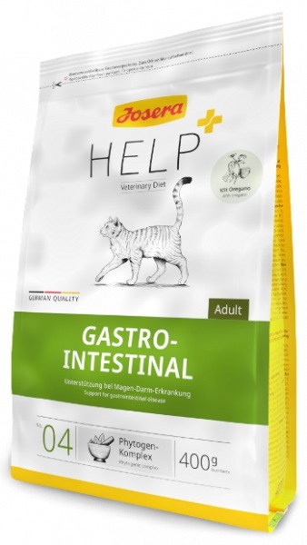 Корм сухой для кошек Josera Help Gastrointestinal Cat при желудочно-кишечных заболеваниях, 400 г