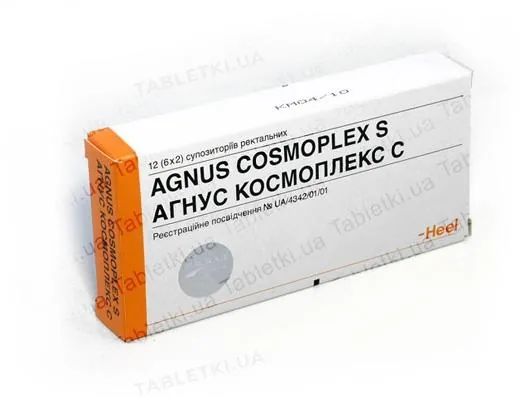 Агнус космоплекс С супозиторії рект. №12 (6х2)
