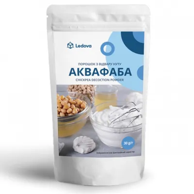 Аквафаба порошок з відвару нуту, 30 г