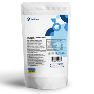 Аквафаба порошок из отвара нута, 30 г
