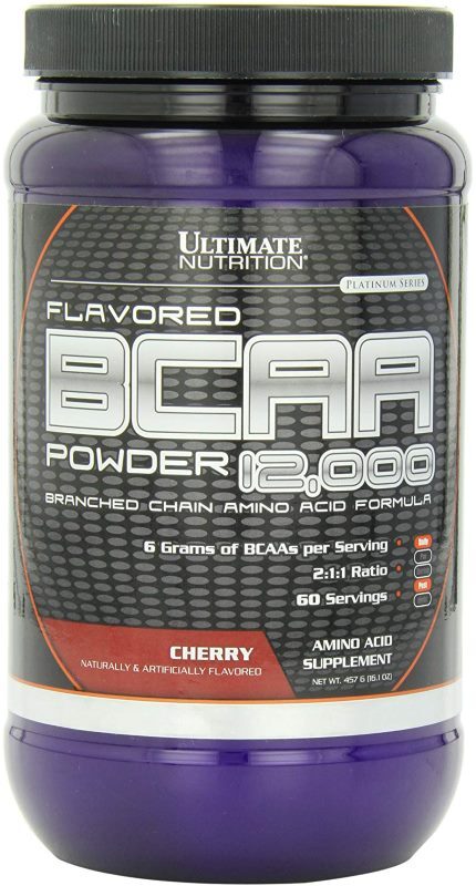 Аминокислота Ultimate Nutrition BCAA 12000 Powder, вишня, 457 г
