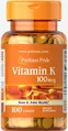 Вітамін К Puritan's Pride Vitamin К 100 мкг, 100 таблеток