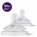 Соска силиконовая Philips Avent Natural 2.0 SCY963/02, слабый поток, от 1 месяца, 2 шт