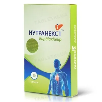 КардіакКейр Нутранекст таблетки №30 (15х2)