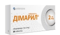Димарил таблетки по 2 мг №30 (10х3)