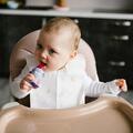 Ниблер BabyOno 1542 силиконовый для кормления Цветок, фиолетовый
