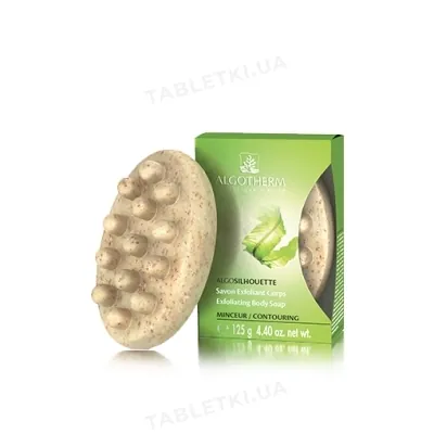 Мило-ексфоліант Algotherm Algosilhouette для тіла, 125 г