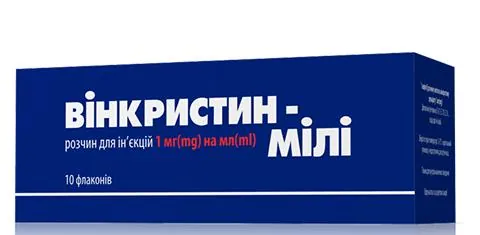 Вінкристин-Мілі розчин д/ін. 1 мг/мл по 1 мл №10 у флак.