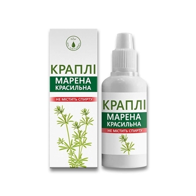 Марена красильна краплі по 30 мл у флак.
