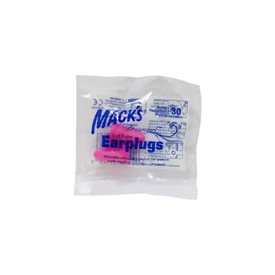 Маска для сну рожева MACK`S Dreamgirl Sleep Mask 2021-93 в комплекті з берушами + дорожній мішок