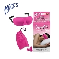 Маска для сна розовая MACK'S Shut - Eye Shade Dreamgirl 2021-93 беруши + дорожный мешок