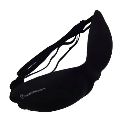 Маска для сну чорна MACK`S Dreamweaver Sleep Mask 2034-9 в комплекті з берушами + дорожній мішок